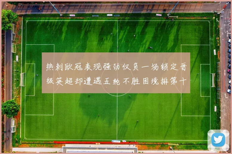 热刺欧冠表现强劲仅负一场锁定晋级英超却遭遇五轮不胜困境排第十四